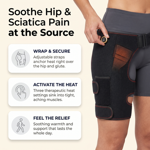 TheraPhysic Smart Heating Hip Brace