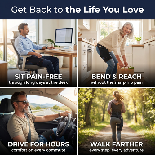 TheraPhysic Smart Heating Hip Brace