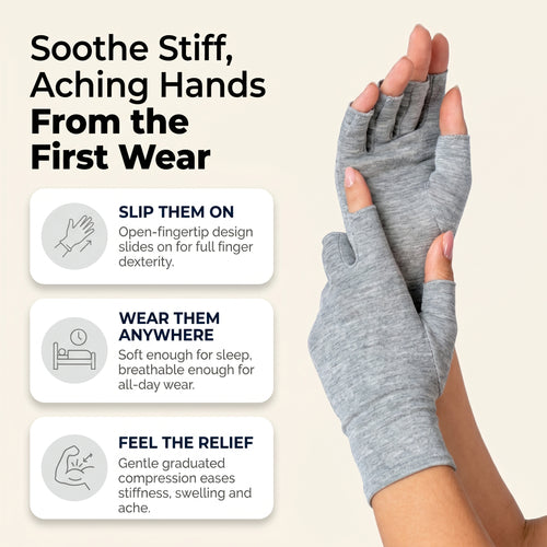 TheraPhysic Bamboo Compression Gloves