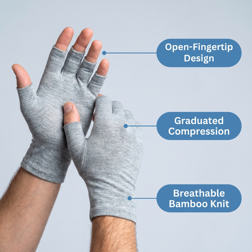 TheraPhysic Bamboo Compression Gloves